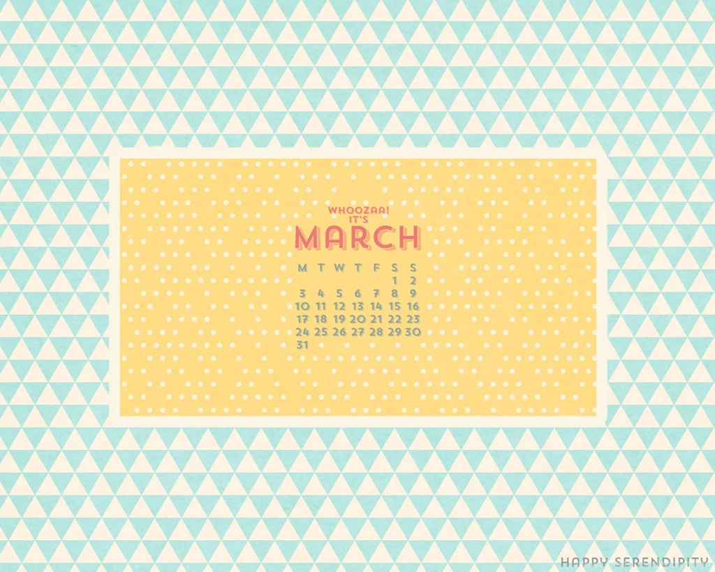 Desktop Backgrounds Calendar March