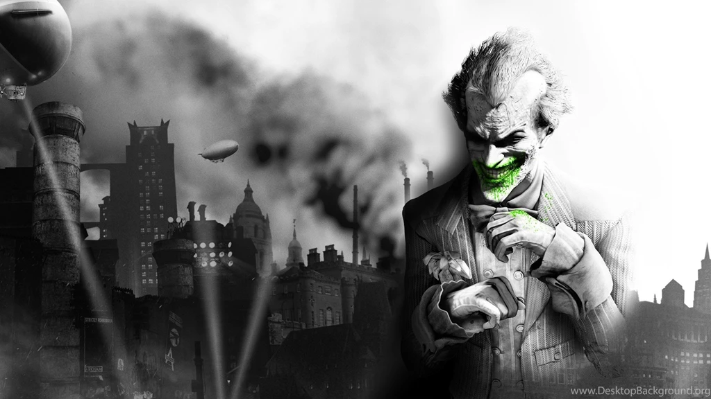 Full HD Wallpapers Joker Arkham City Airship, Desktop Backgrounds ...