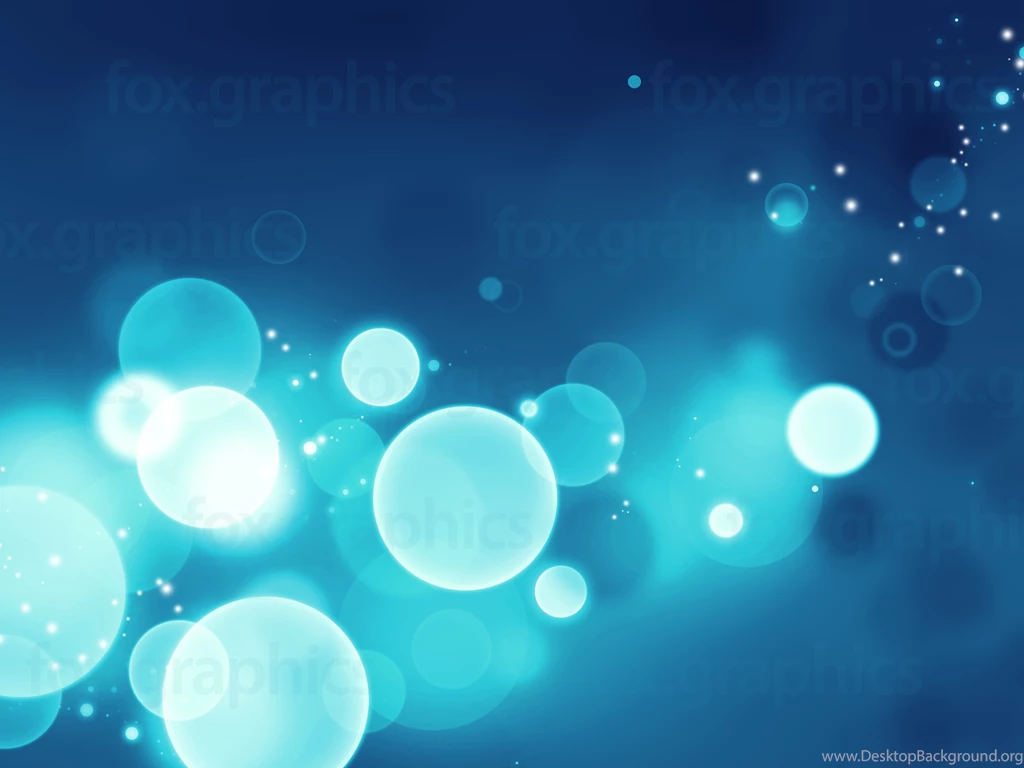 Blue Bubbles Backgrounds Fox Graphics