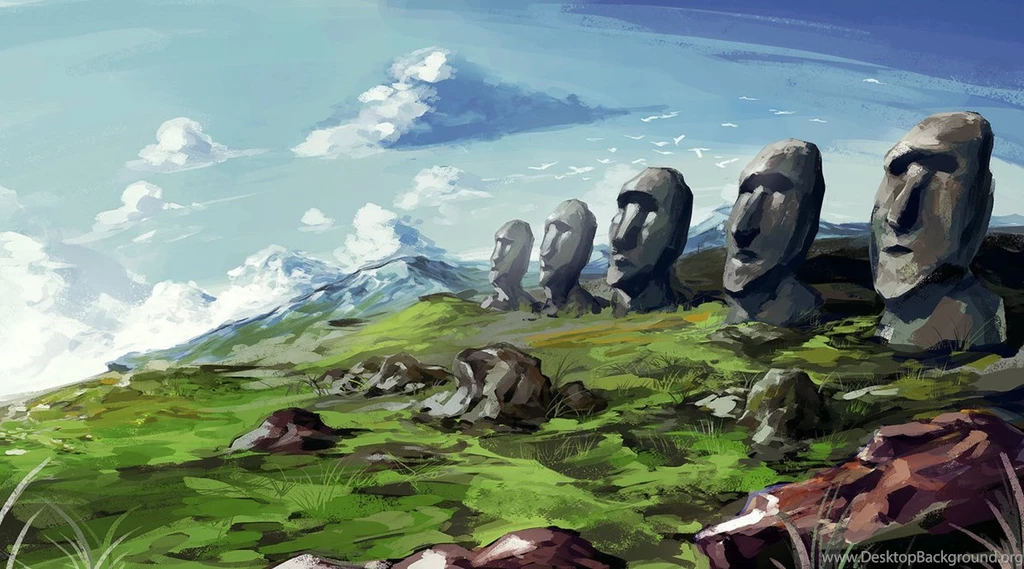 Moai Heads Civ 5 Wonder By Mqken On DeviantArt