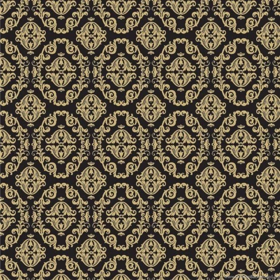 Golden Black Barley Pattern Self Adhesive Wallpapers ...