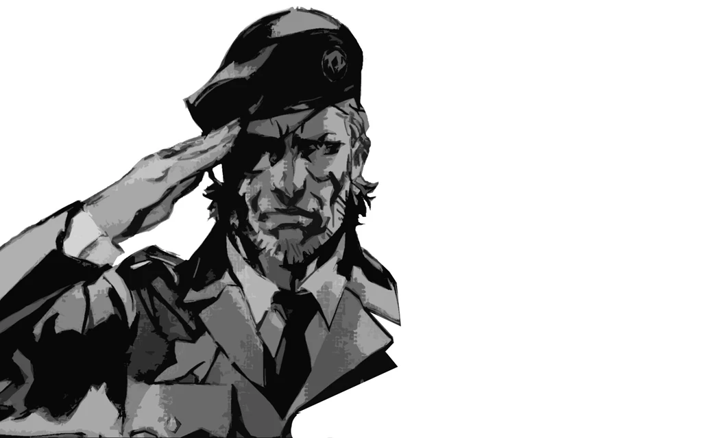 Big Boss Minimalism Metal Gear Monochrome HD Wallpapers, Desktop ...