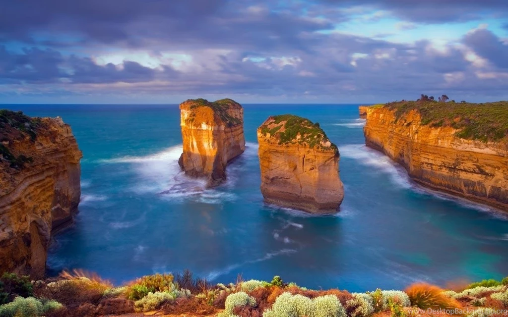 Download Wallpapers, Download 2560x1600 Cliffs Australia Bing Sea ...