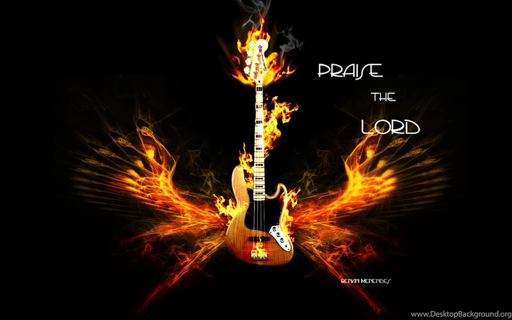 RePin Image: Guitar On Blue Fire Guitar On On Pinterest