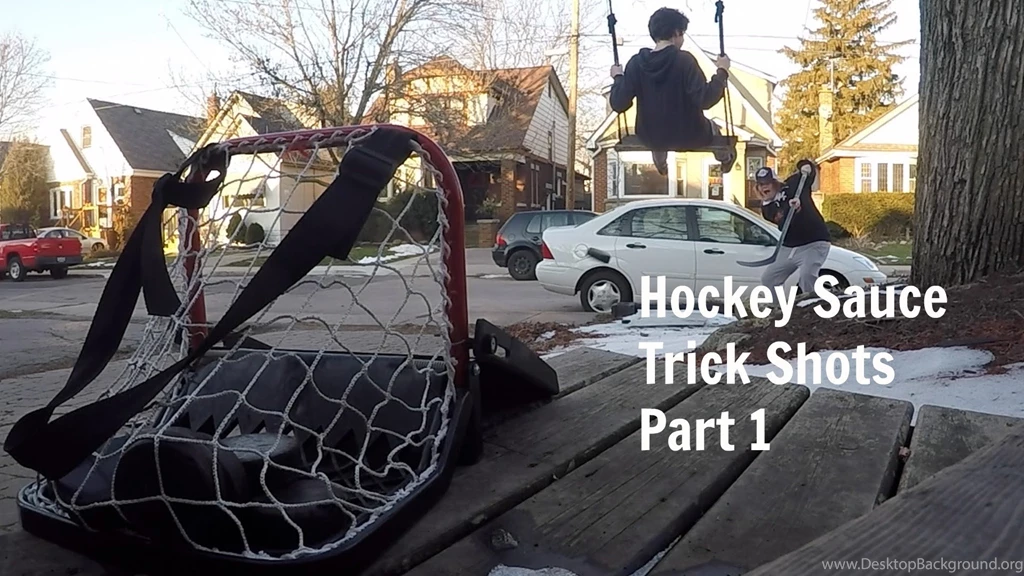 Hockey Sauce Trick Shots
