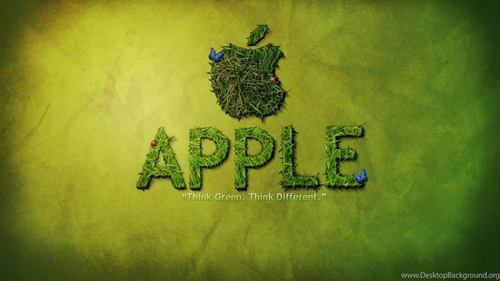 Apple Logo Nature Design Backgrounds Hd Wallpapers