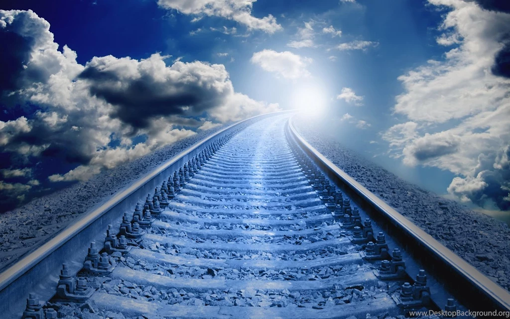 Train Railroad Tracks Locomotive Engine Tractor Railway Wallpapers ...