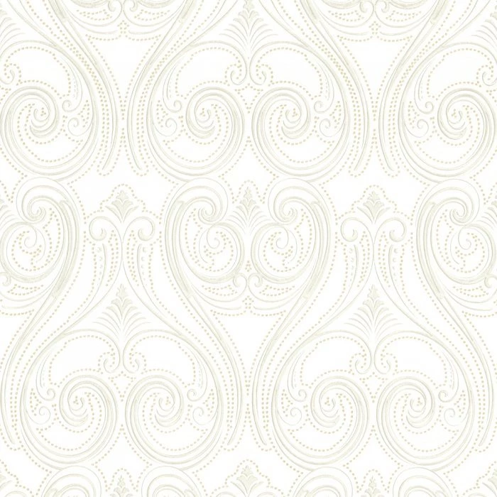 Buy Belgravia Decor Kashmir Wallpapers White / Gold