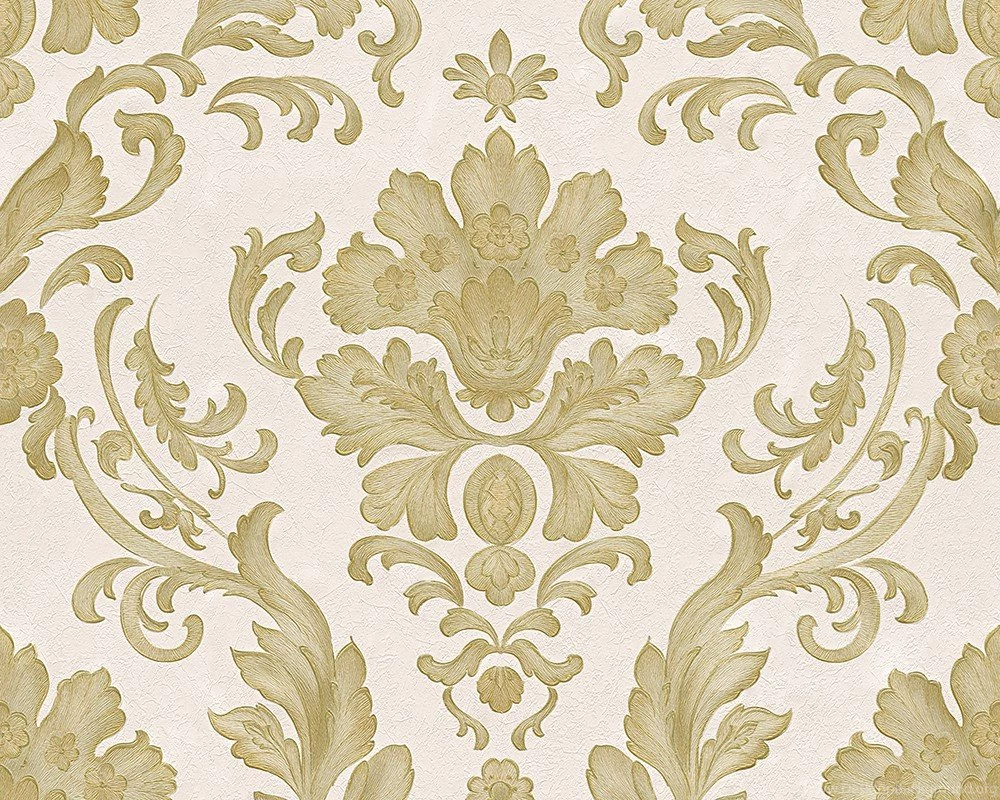 Wallpapers AS Creation White Gold Ornament Conerto 30190 2 ...
