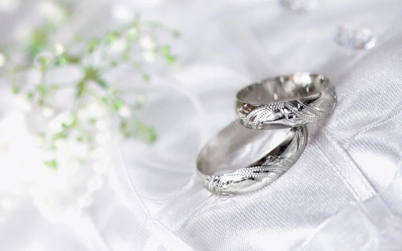 Wedding Rings White Gold Wallpapers