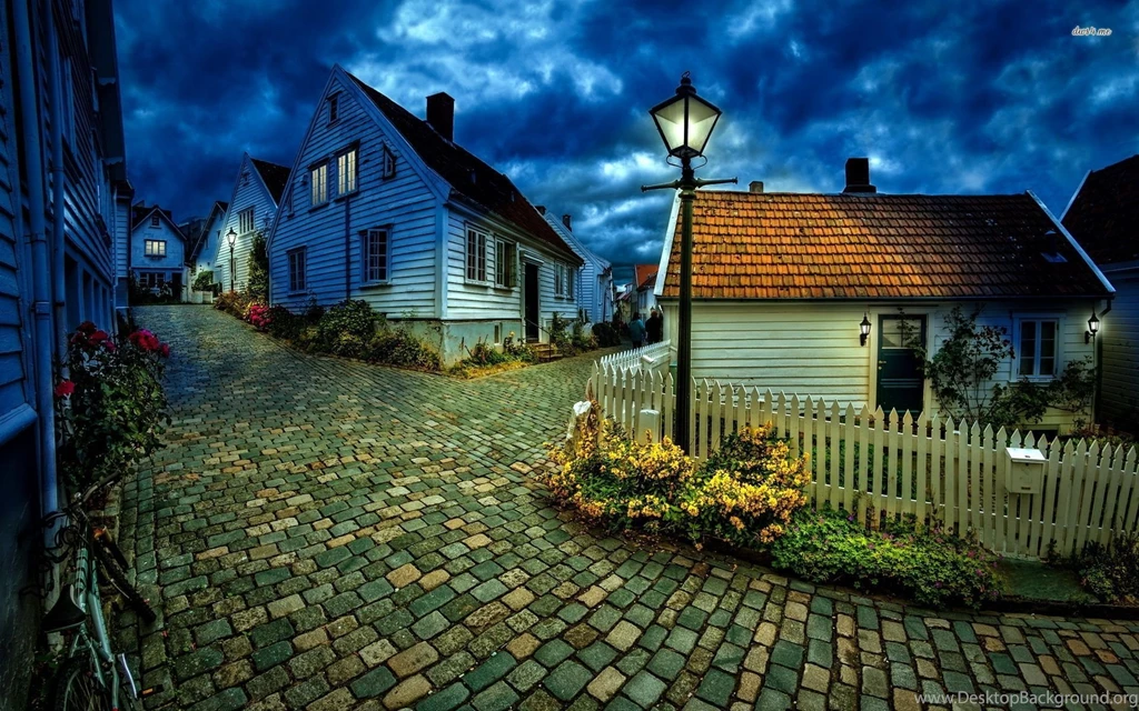 Small Village In The Mountains