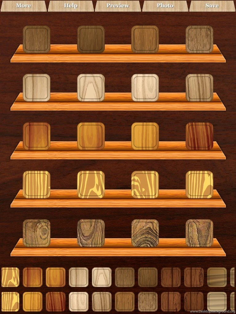 ipad wallpapers app shelves