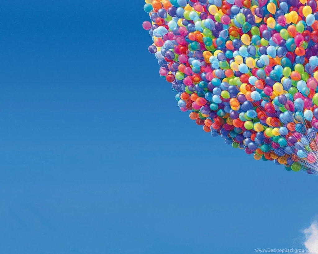 Download Wallpapers, Download 1280x1024 Pixar Up Movie Balloons ...