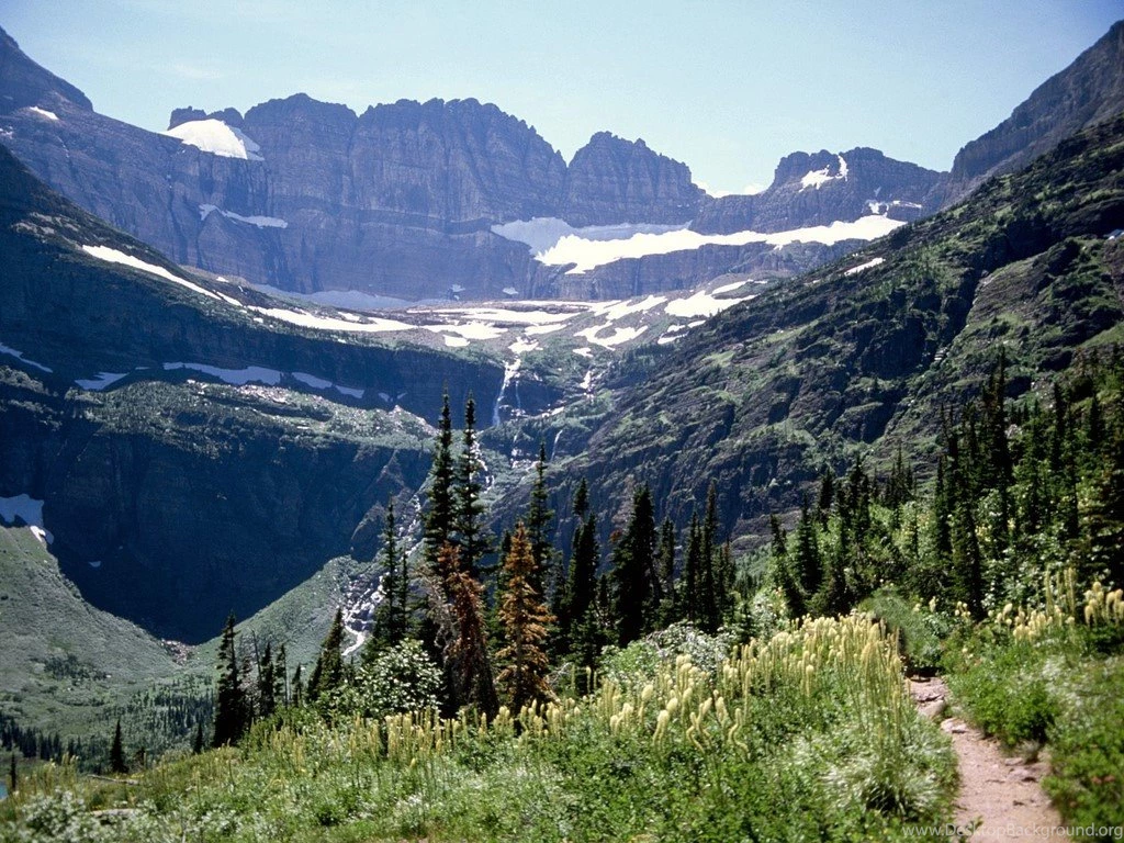 Salamander Glacier Falls, Glacier National Park, Montana < Nature ...