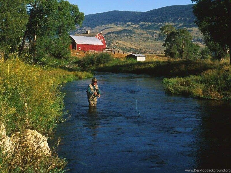 ARMSTRONG SPRING CREEK MONTANA WALLPAPER (