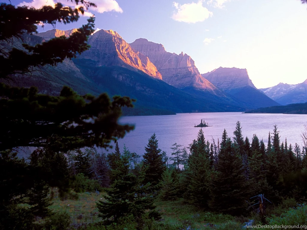 Saint Mary Lake Glacier National Park Montana