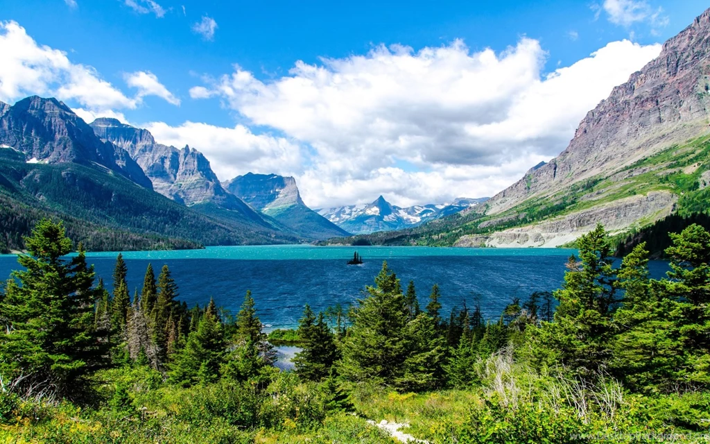 St. Mary Lake Is The Second Largest Lake In Glacier National Park ...