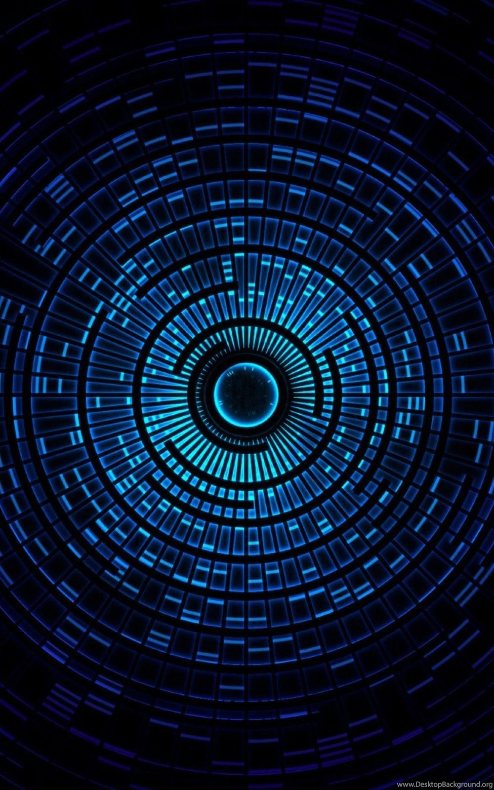 Blue Science Fiction Eye Android Wallpapers Free Download