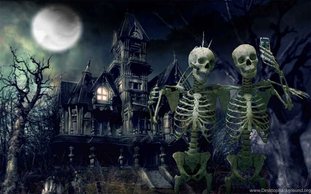 Halloween Haunted House Cartoon
