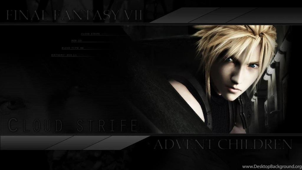 Final Fantasy Cloud Strife Advent Children Hd Wallpapers   (