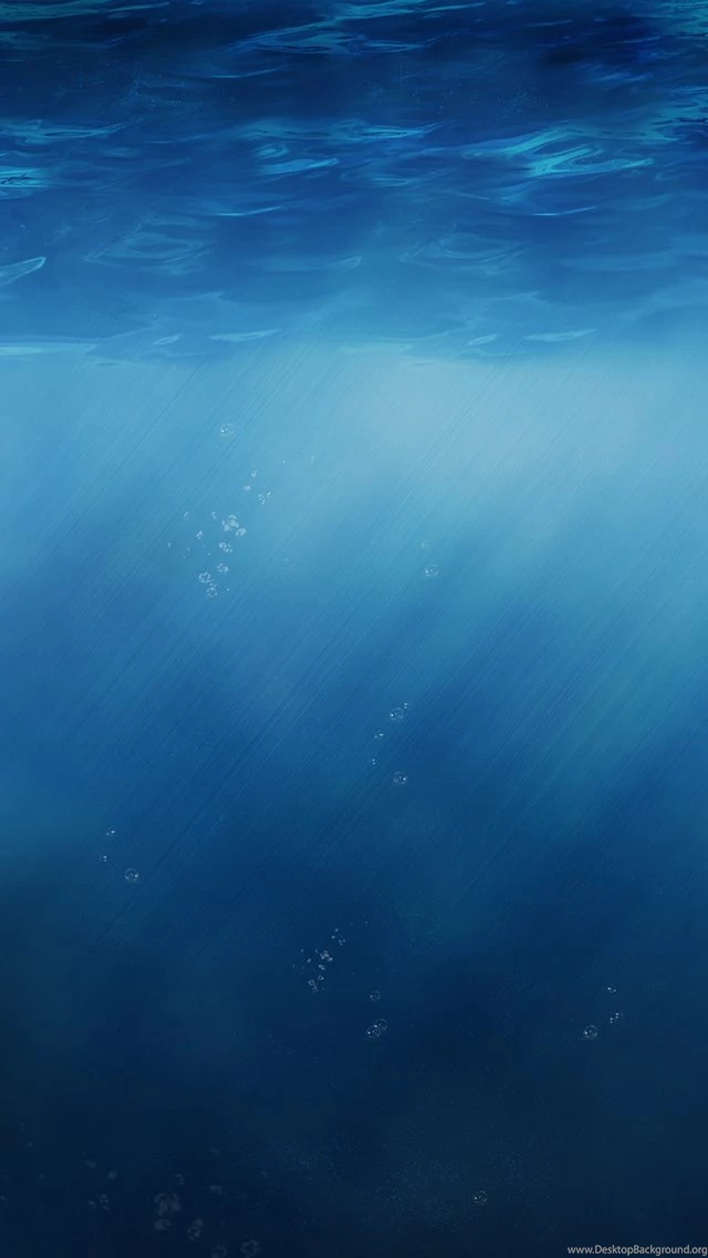 IOS 8 Reversed Underwater Default iPhone 5 Wallpapers / IPod ...