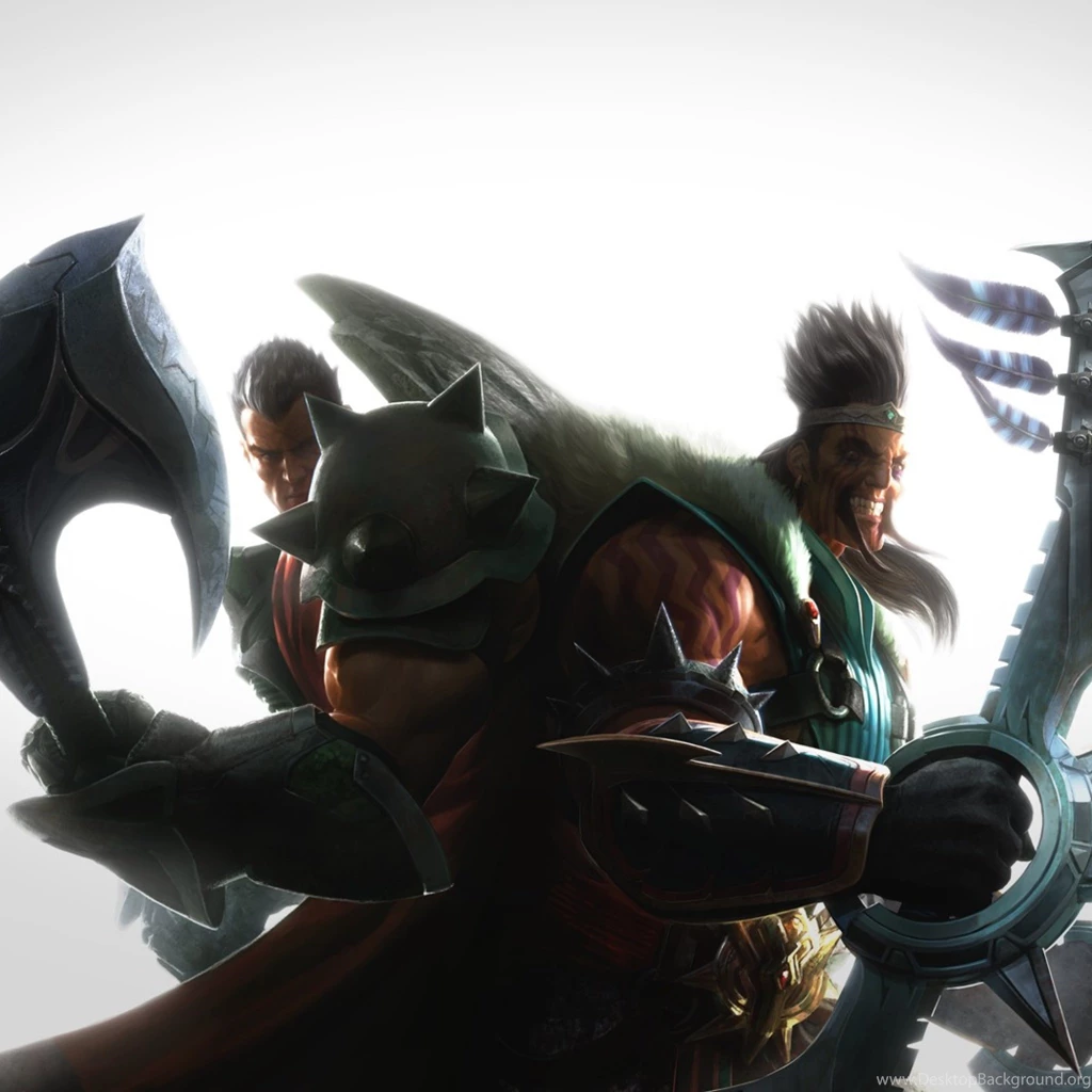Draven And Darius League Of Legends iPad 1 & 2 Wallpapers