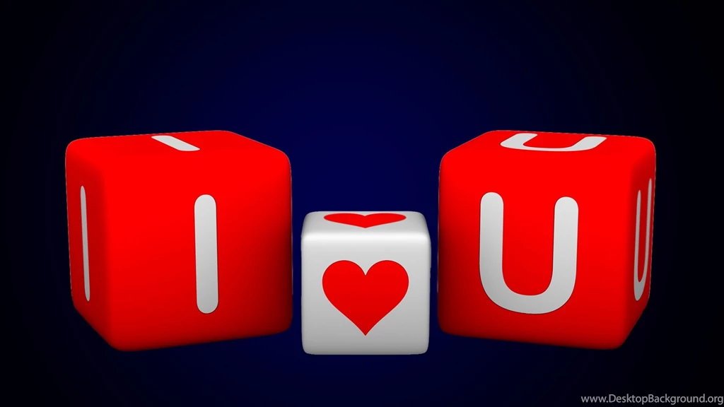 I Love You Written Dice New Love Wallpapers