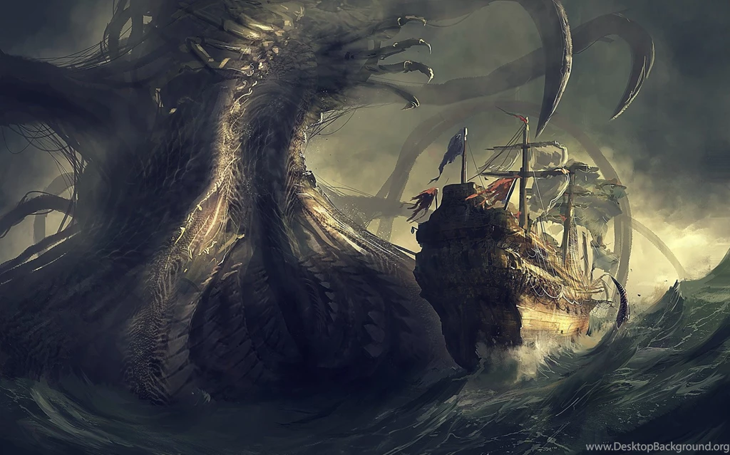 116 Sea Monster HD Wallpapers