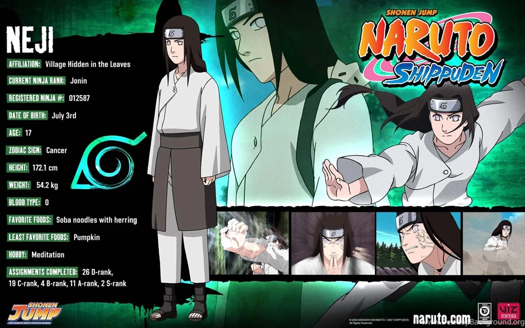 Neji Bio Naruto Wallpapers (