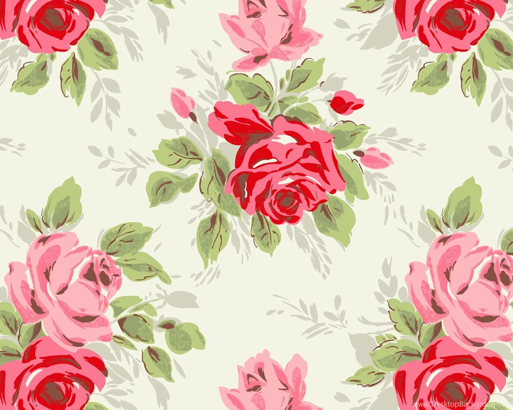 Rose Print Wallpapers Wallpapers Zone