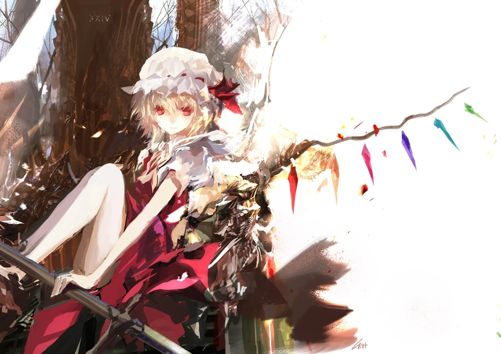 FLANDRE SCARLET WALLPAPER   (