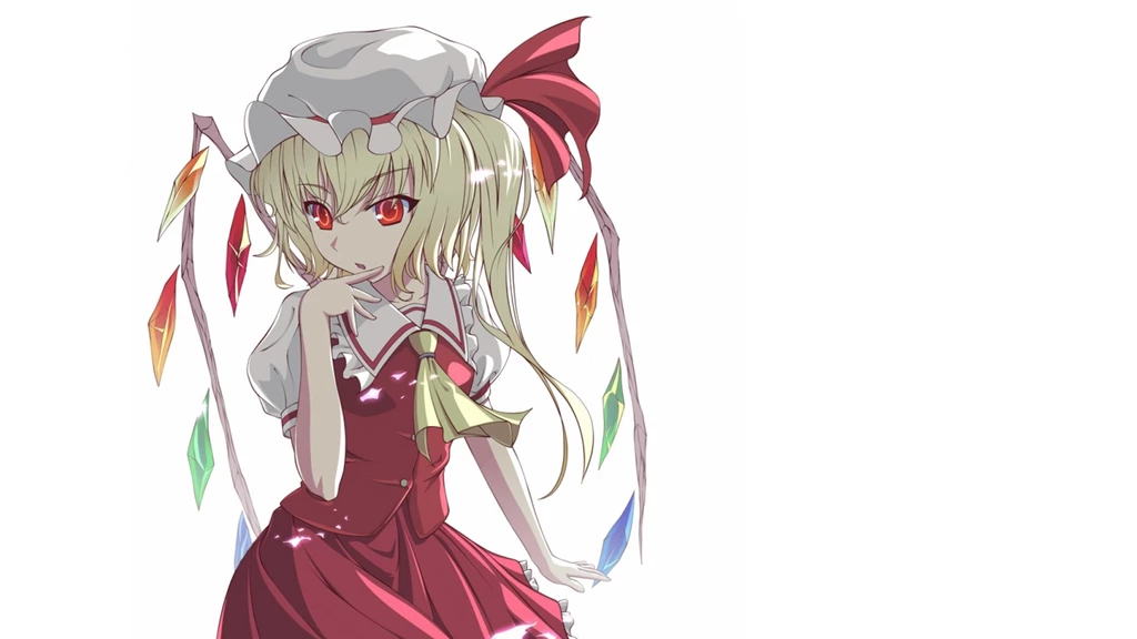 Download Wallpapers 1920x1080 Flandre Scarlet, Girl, Wings, Red ...
