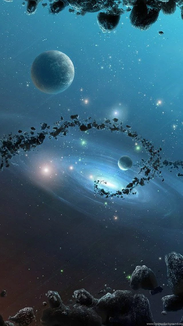iPhone 5 Wallpapers HD Photoshop Space Scenery Design, Backgrounds