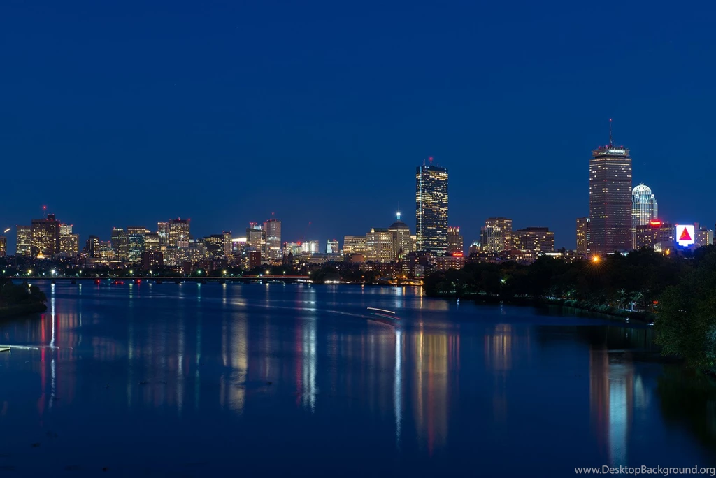 Architecture Bridges Boston BosWash Cities City Night Skyline USA ...