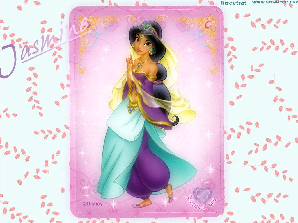 Two High Quality Original Princess Jasmine Wallpapers