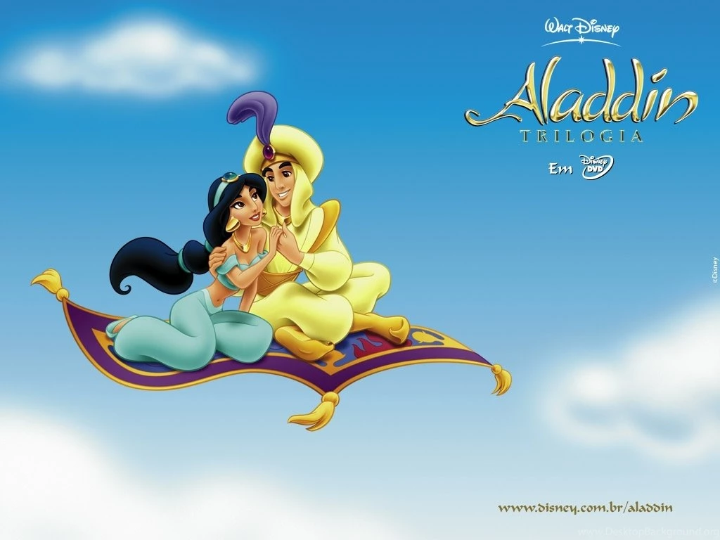 Aladdin And Jasmine Disney Couples Wallpapers (11765026) Fanpop