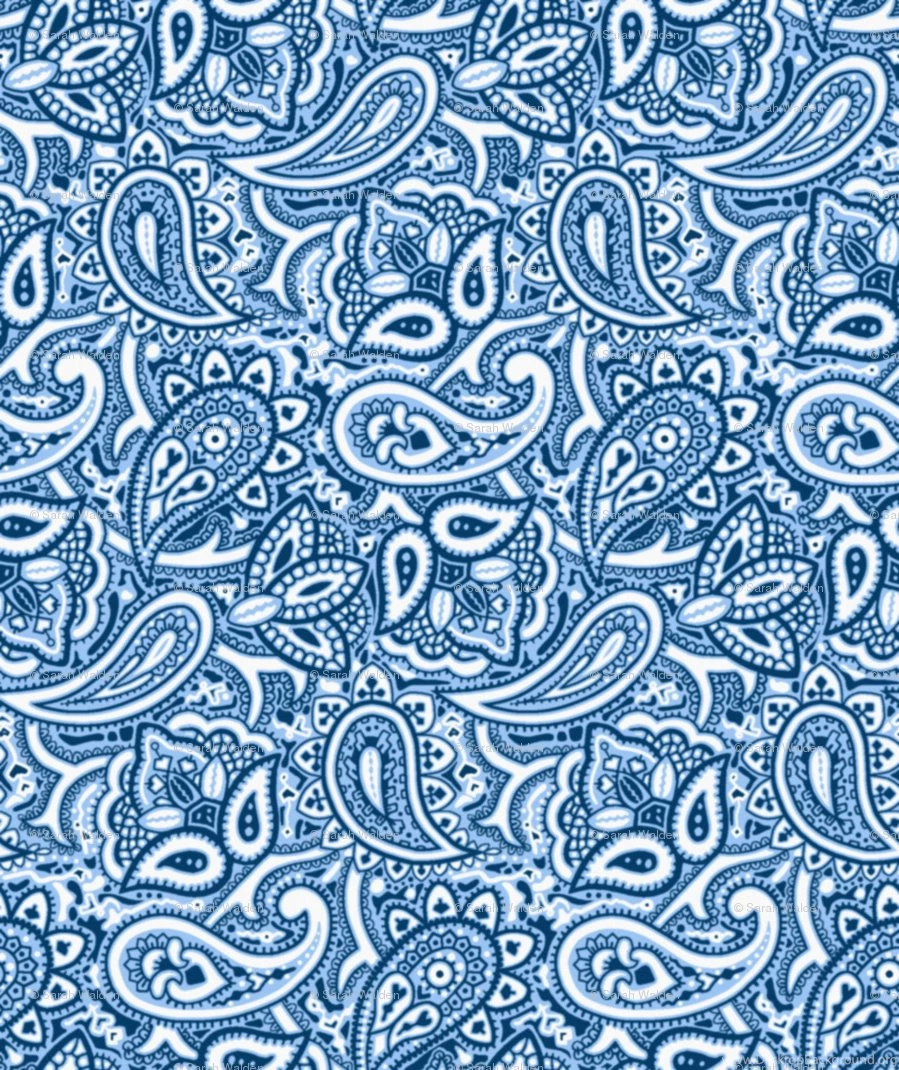 Persnickety Paisley ~ Jasperware, Lonely Angel Blue And White ...