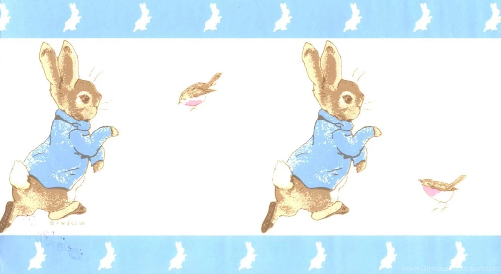 Beatrix Potter Peter Rabbit Nursery Wallpapers Border 3 Rolls ...