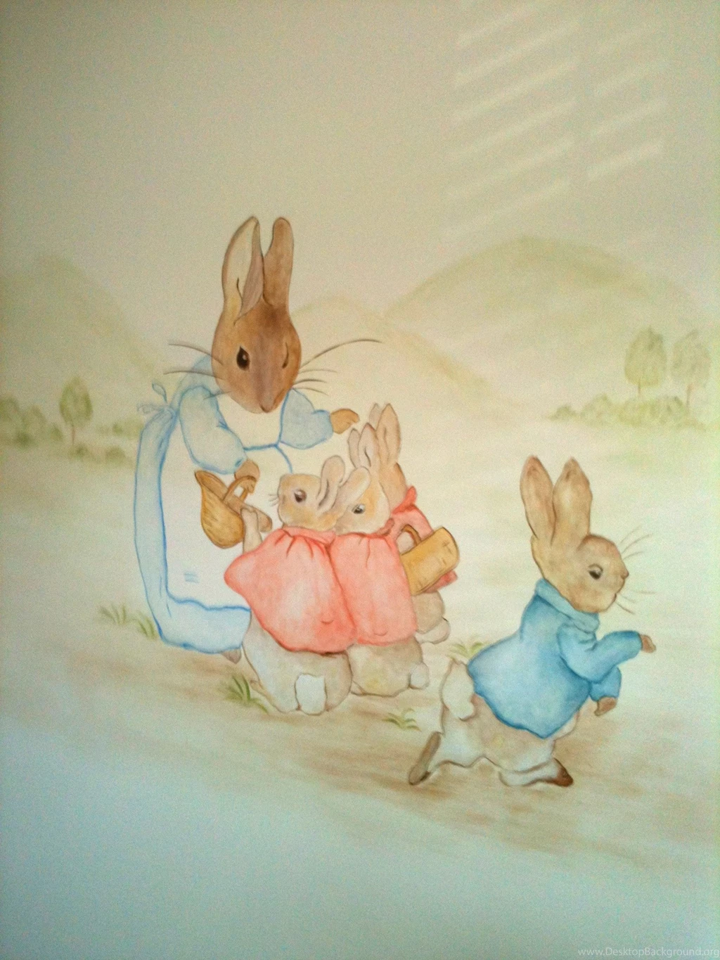Peter Rabbit Nursery Mural