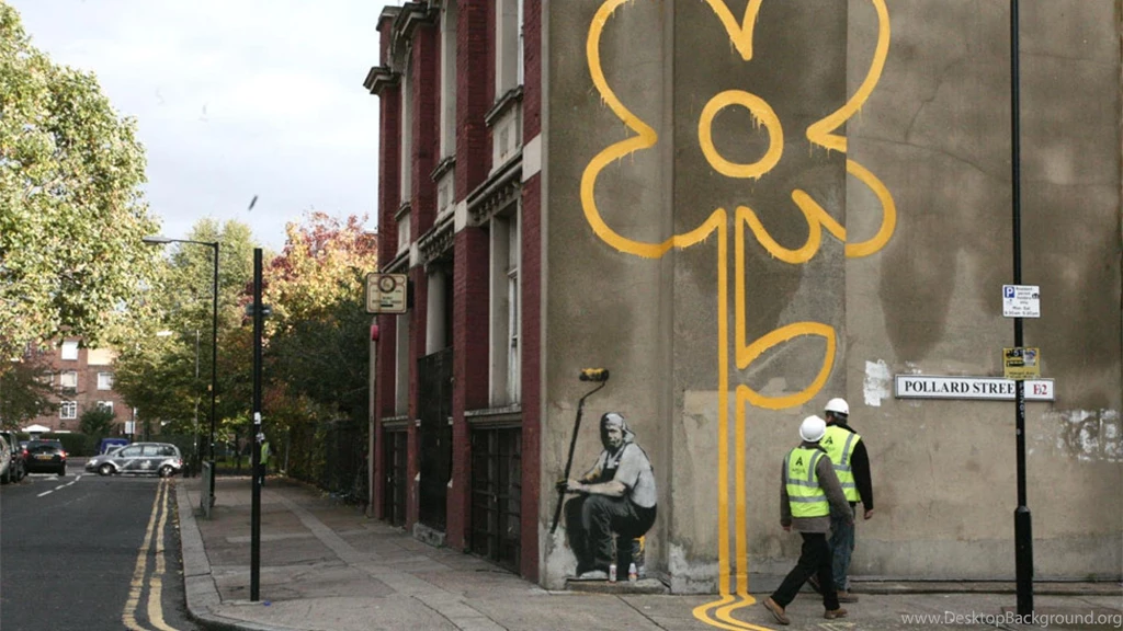 Banksy Street Art Wallpapers   (