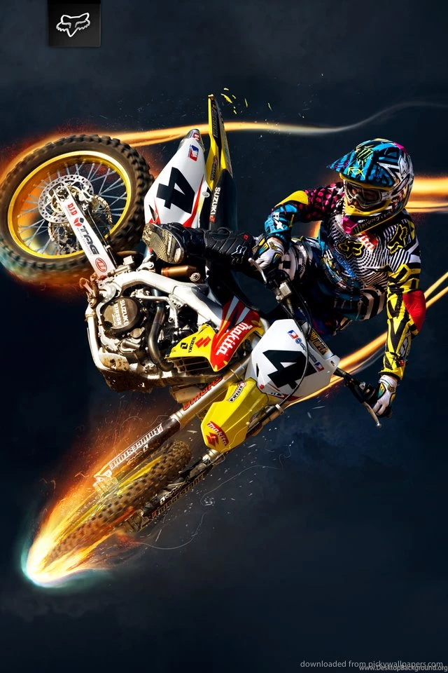 Download Ricky Carmichael Wallpapers For iPhone 4