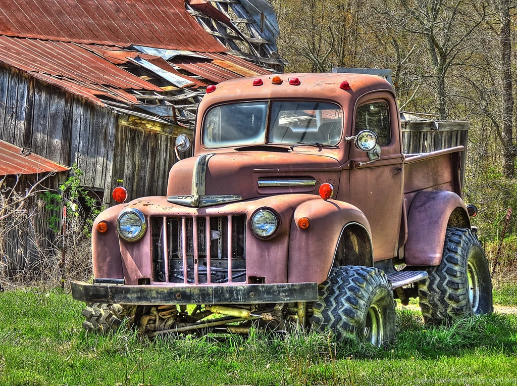 Rusty Old Truck 1940's Ford Truck Wallpapers