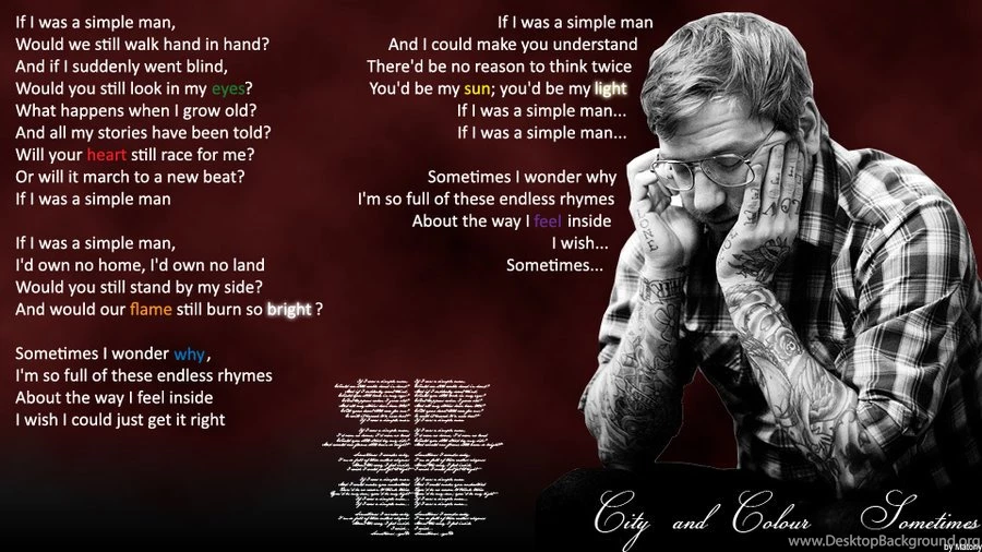 City And Colour   Sometimes By Matony On DeviantArt
