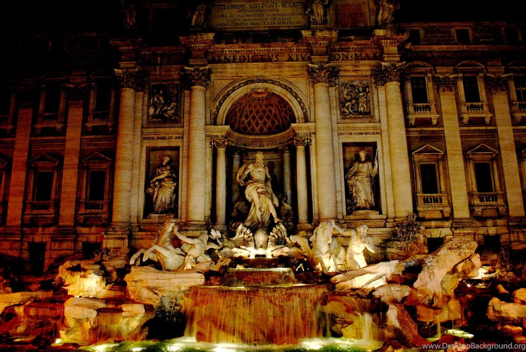 Trevi Fountain By Night By FullFlamePhotography On DeviantArt
