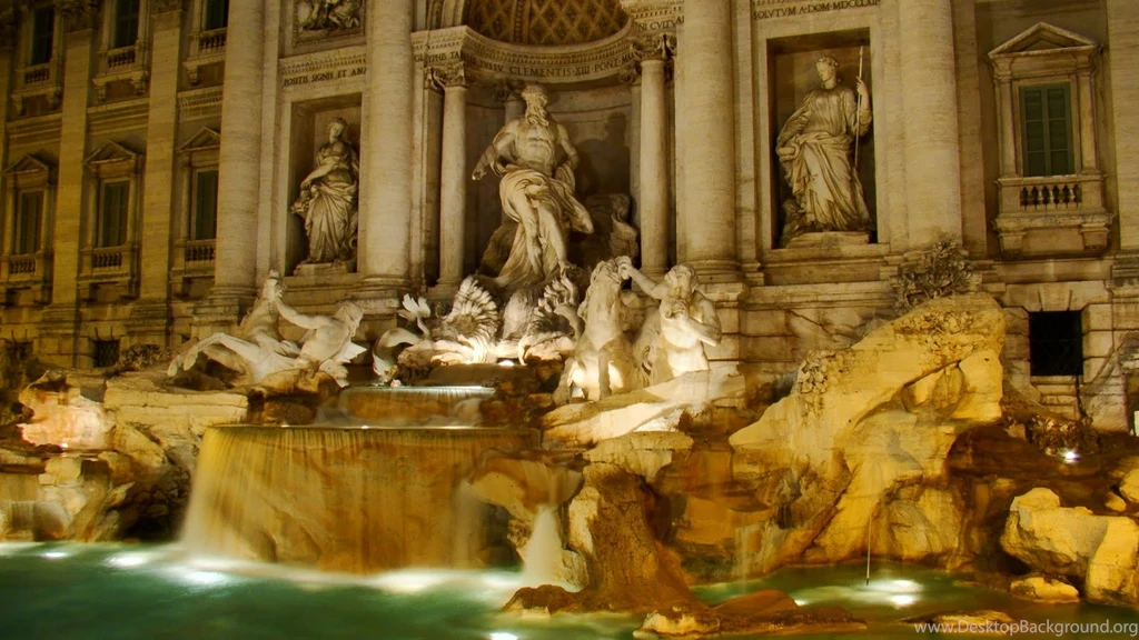 Trevi Fountain Statues Wallpapers