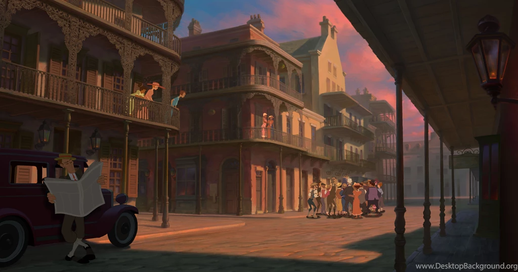 French Quarter From Disney's Princess And The Frog Desktop Wallpapers