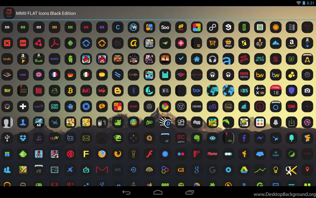 MMII FLAT Black Edition Theme APK By Stalker018 Details