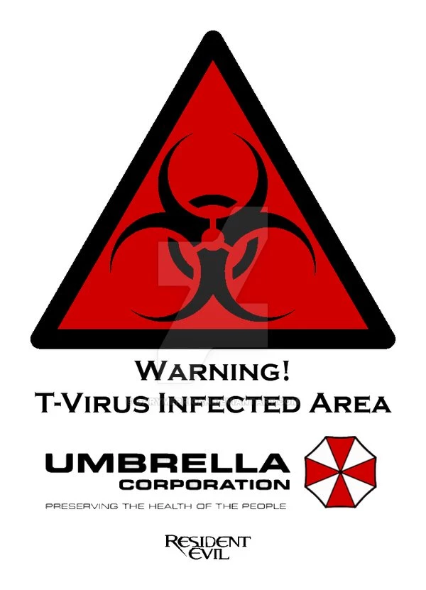 Resident Evil   T Virus Warning Poster By GaryMerrigan On DeviantArt