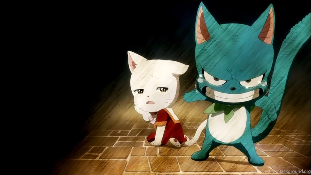 Image   Fairy Tail wallpaper Happy & Carla.jpg   Miyanlove Wiki ...