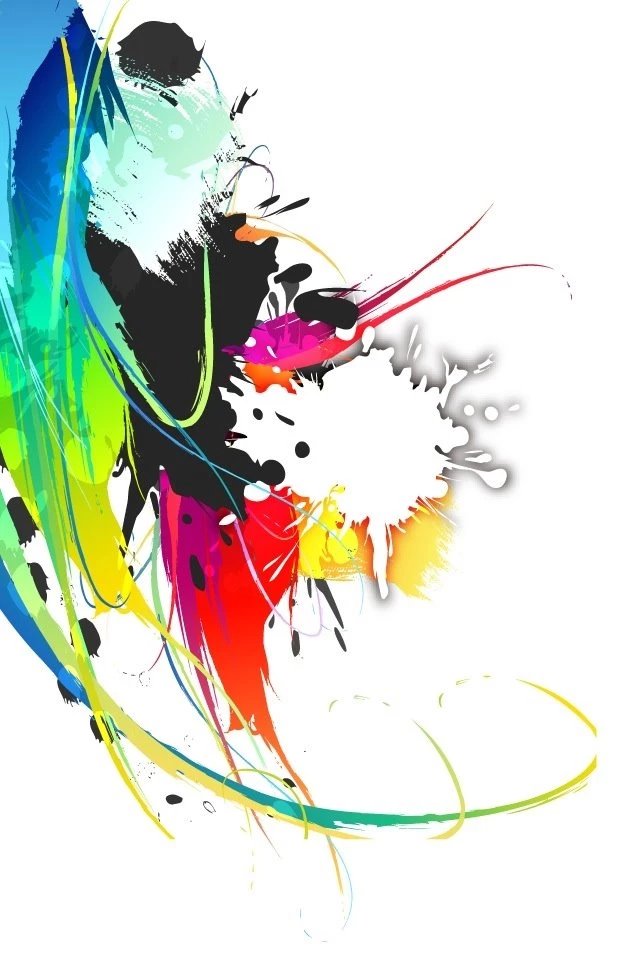 Cool Color Splash iPhone HD Wallpaper, iPhone HD Wallpapers ...